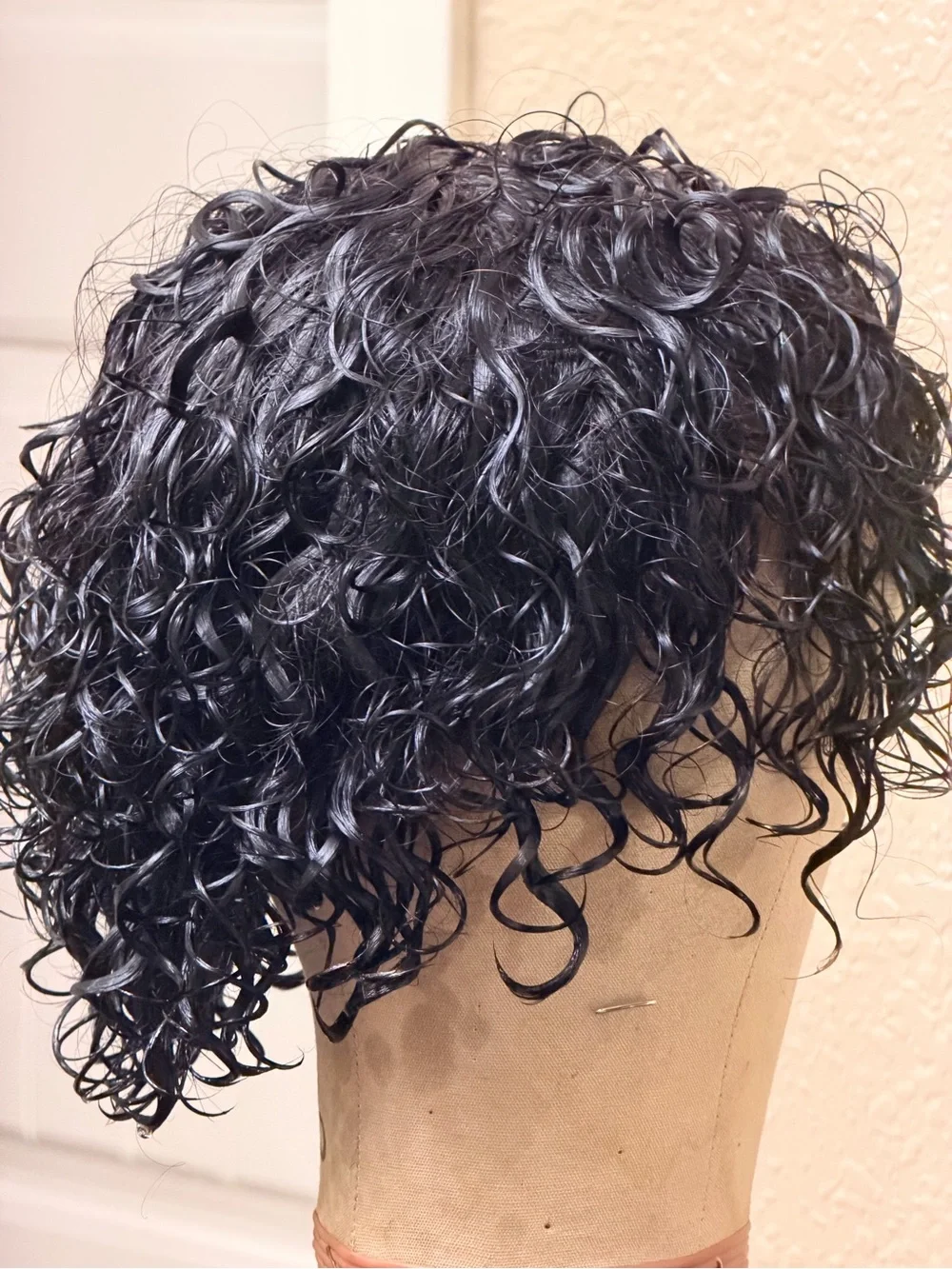Human Hair Wet and Wavy Wig - Picture 14 of 16